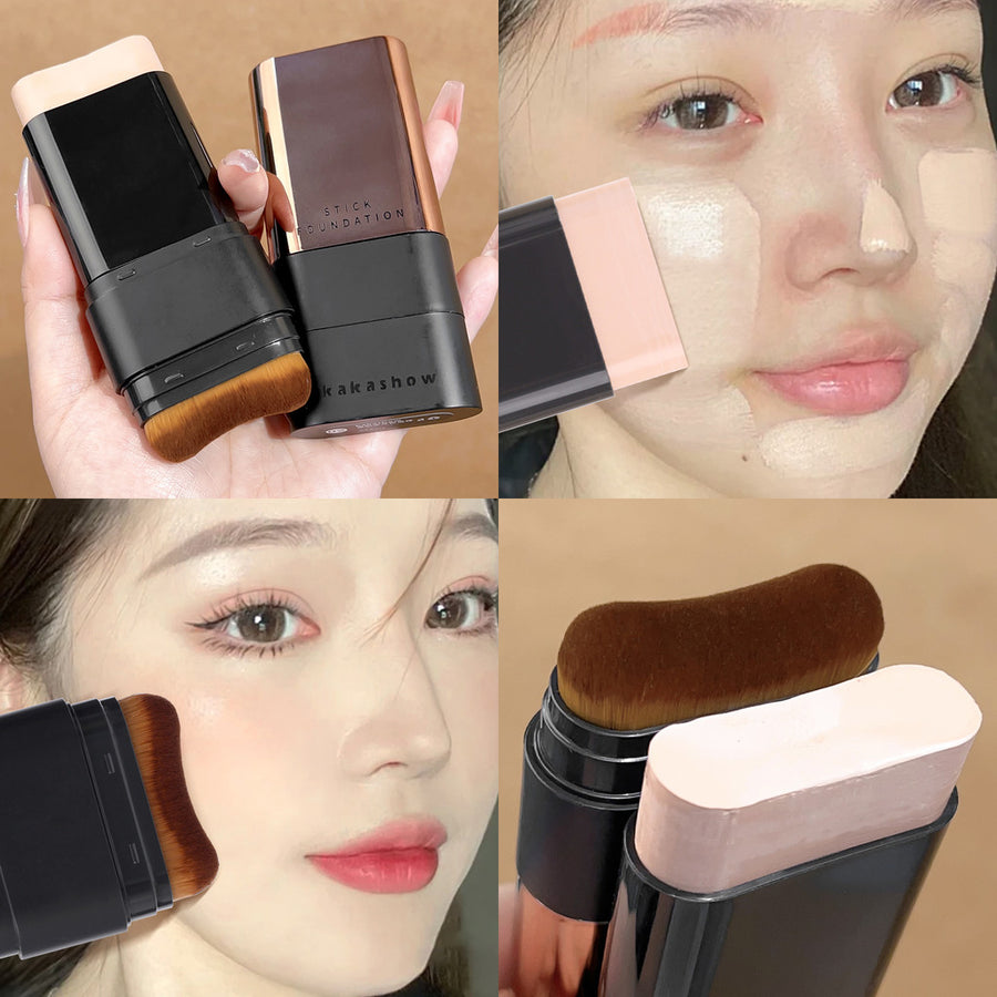 Kaka Show Waterproof Foundation Stick with Built-in Brush