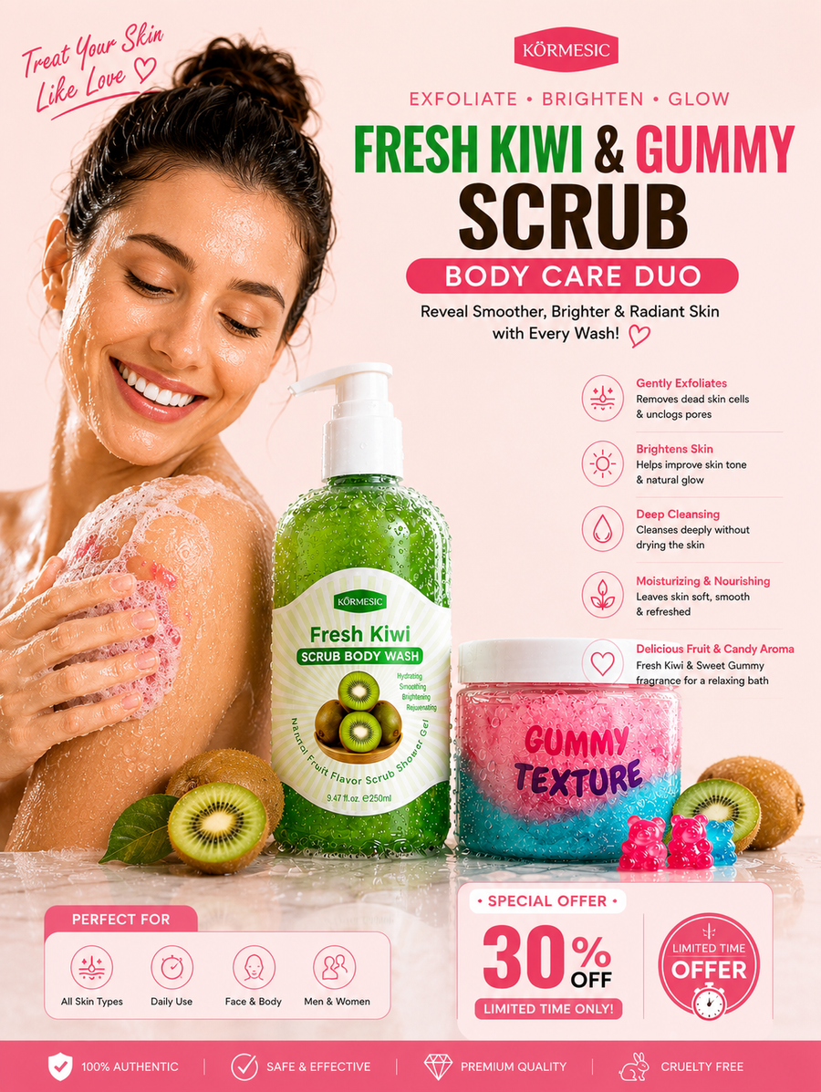 From Dull to Radiant β One Body Care Duo, Complete Skin Care Solution.