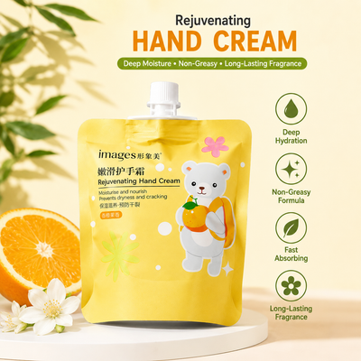 Images Original Rejuvenating Hand Cream 30g for Dry & Cracked Hands | Deep Moisturizing, Fast-Absorbing & Non-Greasy Hand Moisturizer | Long-Lasting Hydration | Orange Fragrance