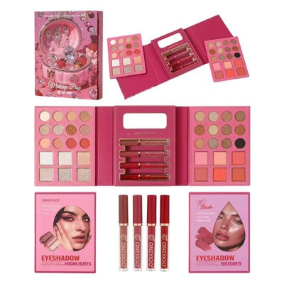 ONEYIOO All in One Makeup Kit | Eyeshadow, Blush, Highlighter & Lip Gloss Set