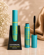 COVERGIRL The Super Sizer Volumizing & Lengthening Black Mascara – Long-Lasting, Smudge-Proof Lash Makeup