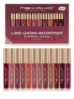 MSYAHO 12 Pcs Matte Liquid Lipstick Set – Waterproof Long Lasting