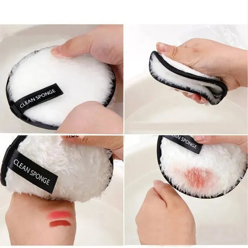 Reusable Microfiber Makeup Remover Pads Face Cleaning