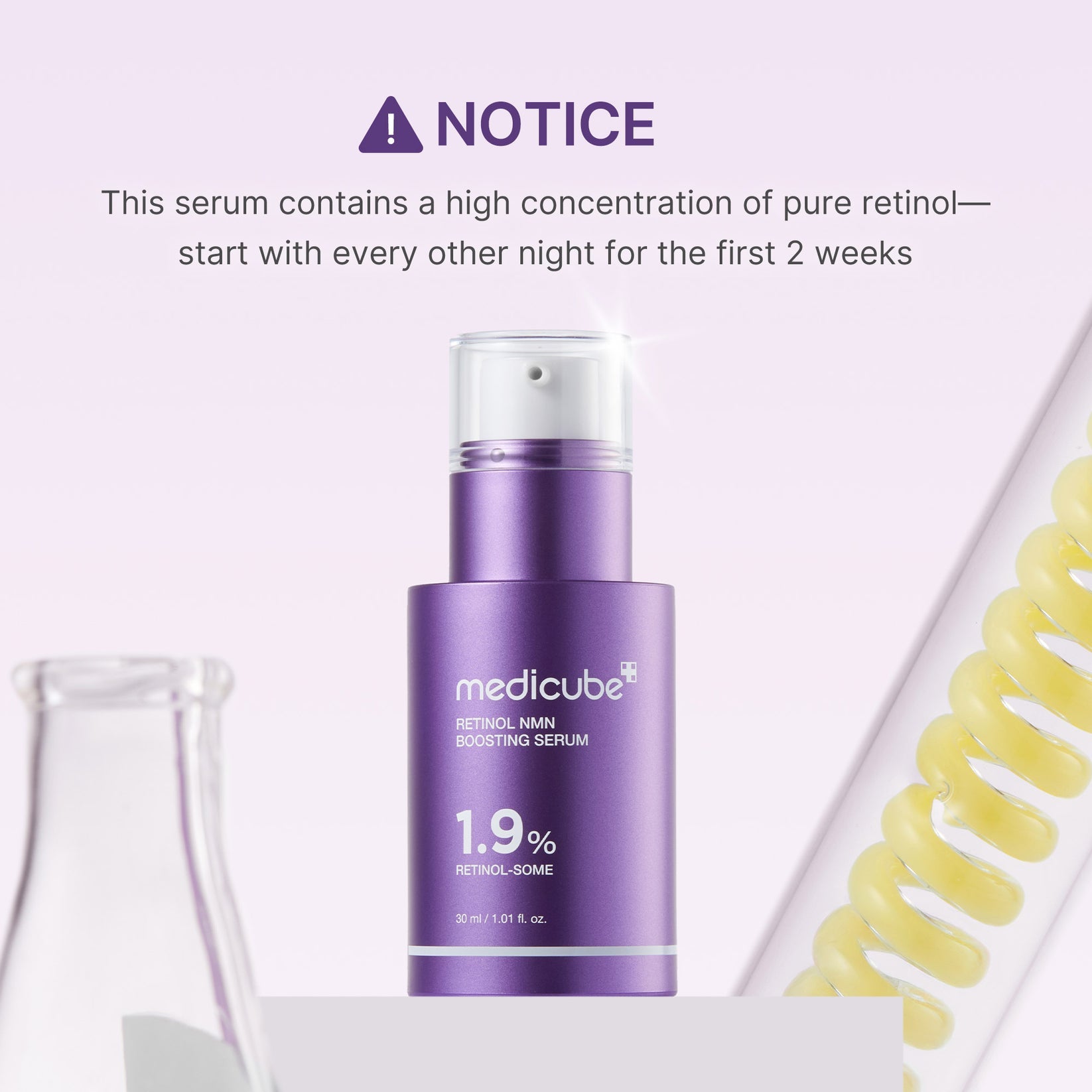 Medicube Retinol NMN Boosting Korean Face Serum 30ml