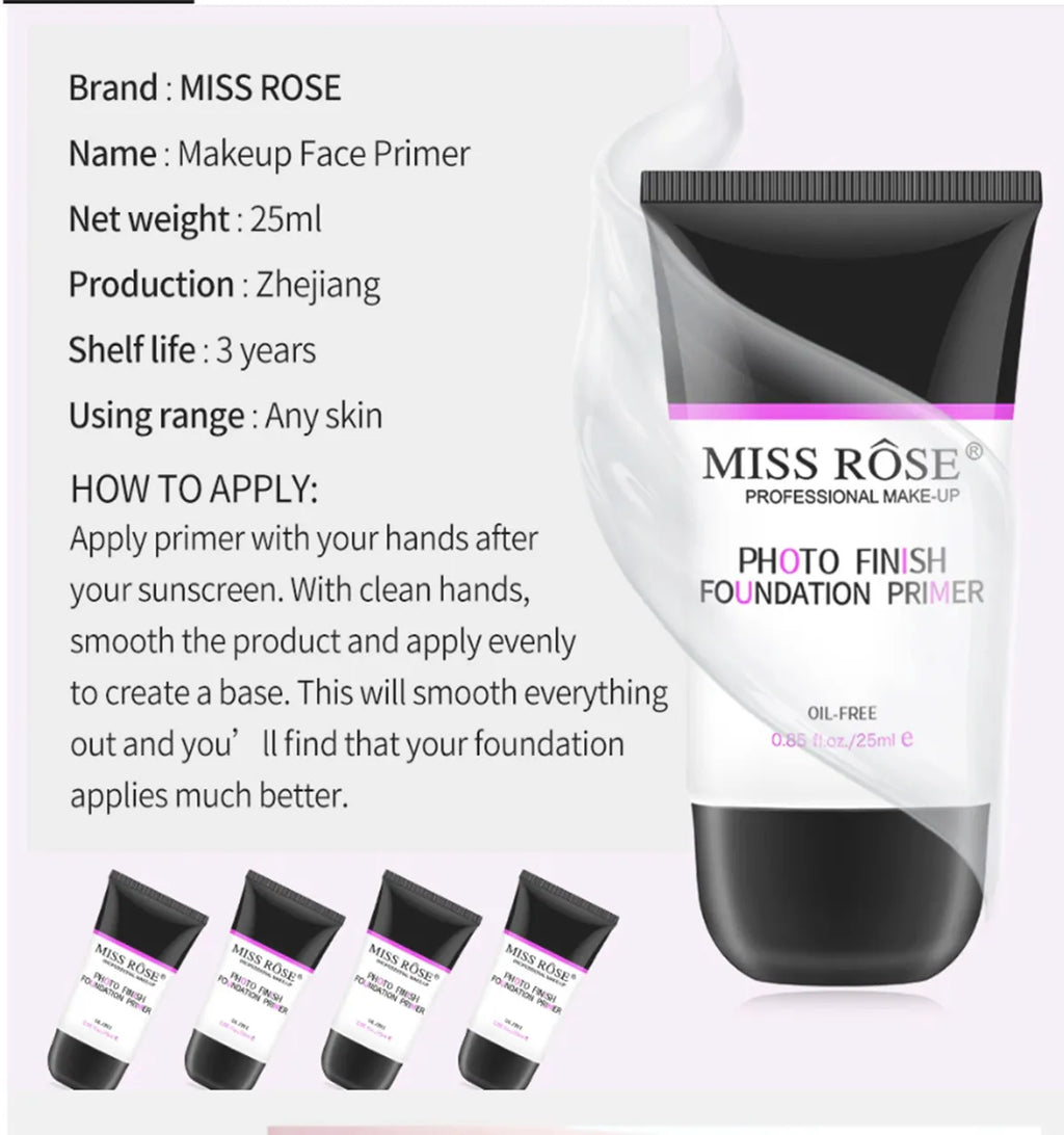 Miss Rose Photo Finish Oil Control Primer