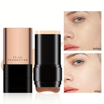 Kaka Show Waterproof Foundation Stick with Built-in Brush | Full Coverage Long-Lasting Cream Foundation Concealer | Korean Makeup | Made in Korea
