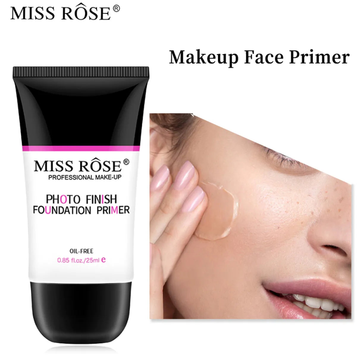 Miss Rose Photo Finish Oil Control Moisturizing Makeup Face Primer