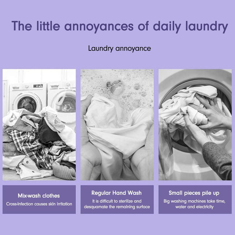 Portable Foldable Washing Machine Mini Laundry Washer with Spin Basket for Baby Clothes, Underwear, Socks, Travel, Camping, Dorm & Apartment Use
