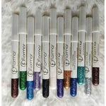 Flormar Glitter Eye Shadow Pencil Set 12 Colors | Waterproof Shimmer Eyeshadow & Eyeliner Pencils | Long-Lasting Metallic Eye Makeup