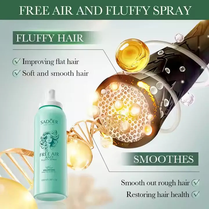SADOER Free Air & Fluffy Hair Spray 150ml | Root Volume