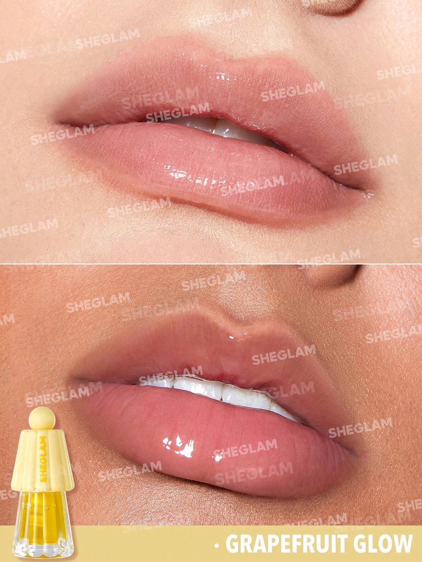 SHEGLAM Jelly Wow Hydrating Lip Oil 5PCS Set – Glossy Lip Gloss