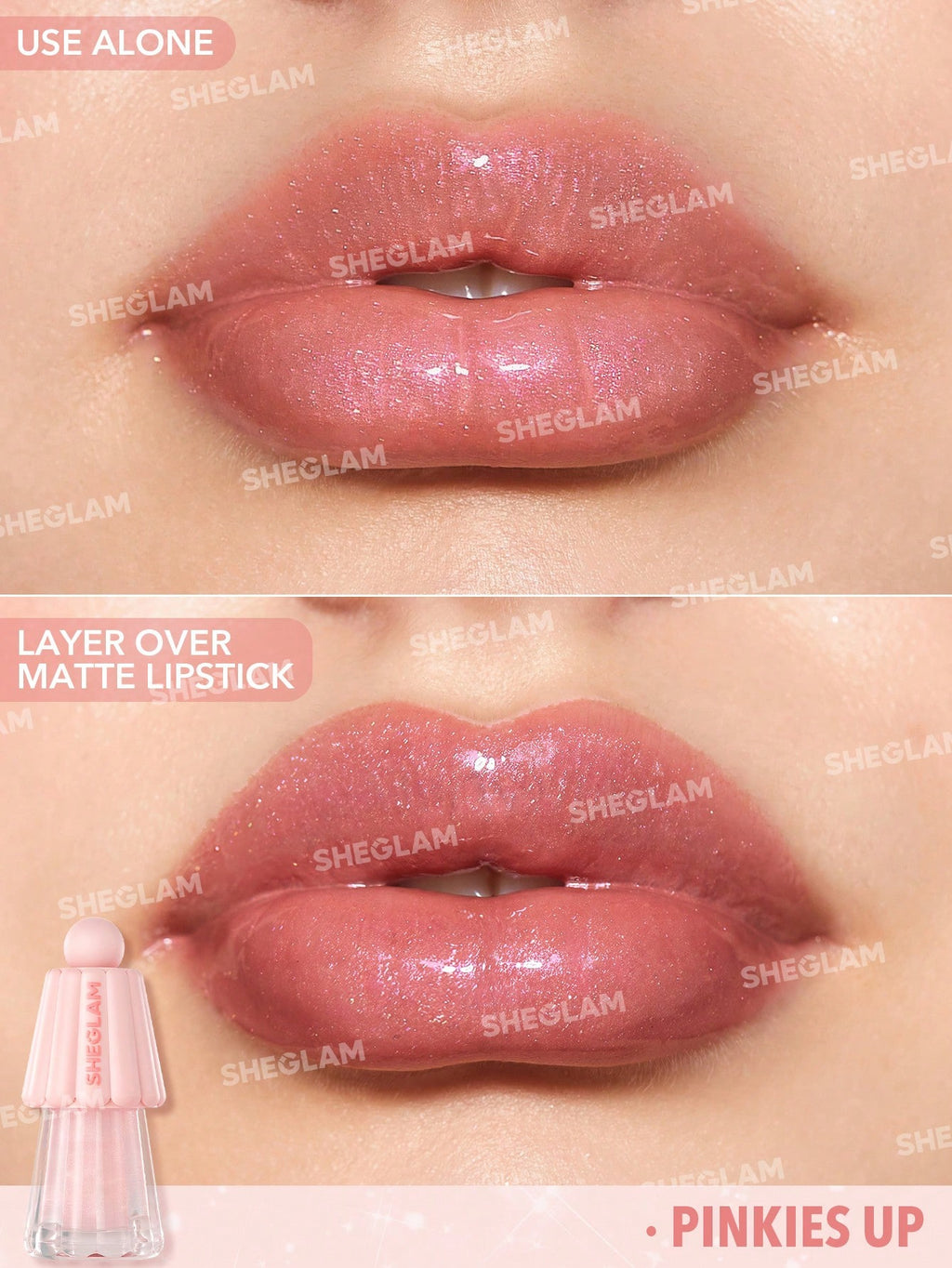 SHEGLAM Jelly Wow Hydrating Lip Oil 5PCS Set – Glossy Lip Gloss