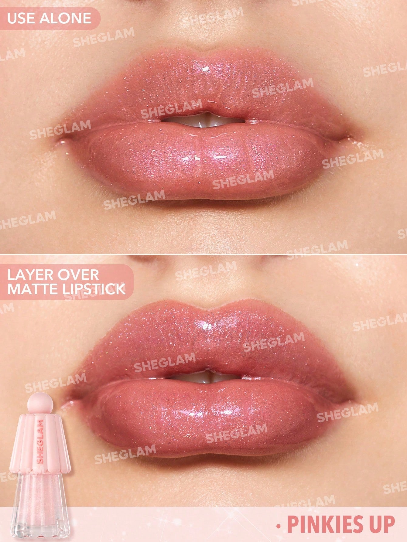SHEGLAM Jelly Wow Hydrating Lip Oil 5PCS Set – Glossy Lip Gloss