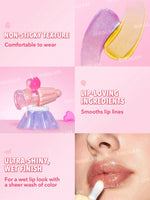 SHEGLAM Jelly Wow Hydrating Lip Oil 5PCS Set – Glossy Lip Gloss