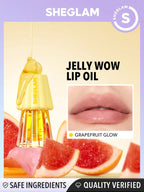 SHEGLAM Jelly Wow Hydrating Lip Oil 5PCS Set – Glossy Lip Gloss