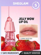 SHEGLAM Jelly Wow Hydrating Lip Oil 5PCS Set – Glossy Lip Gloss