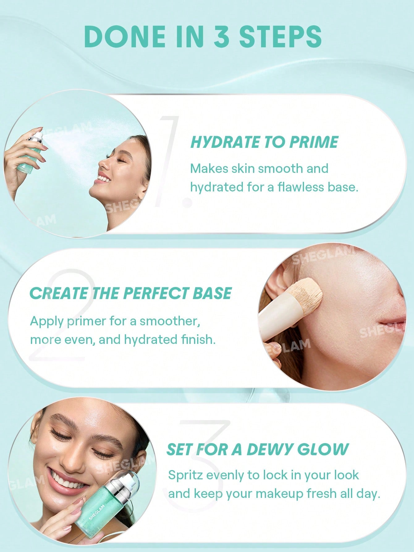SHEGLAM Good Grip Hydrating Prime & Set Spray 55ml
