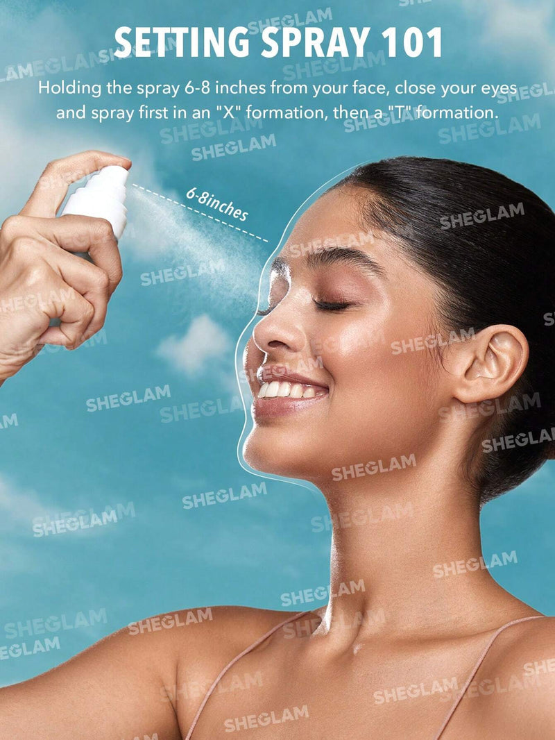 SHEGLAM Press Refresh Setting Spray – Long-Lasting Coconut Makeup Setting Spray