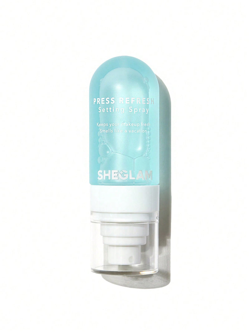 SHEGLAM Press Refresh Setting Spray – Long-Lasting Coconut Makeup Setting Spray