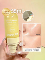 SHEGLAM Press Refresh Setting Spray – Long-Lasting Coconut Makeup Setting Spray