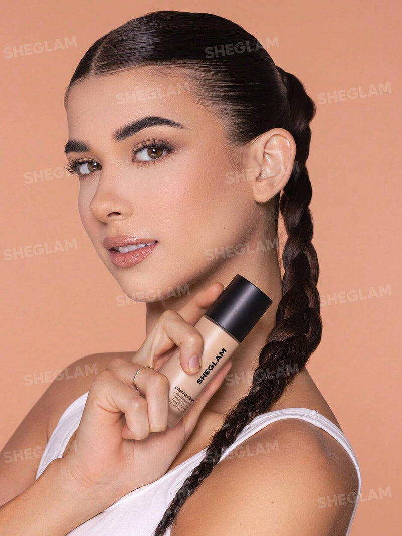 SHEGLAM Complexion Pro Matte Foundation | Long-Lasting Full Coverage Breathable Liquid Foundation | Shades: Porcelain, Nude & Honey