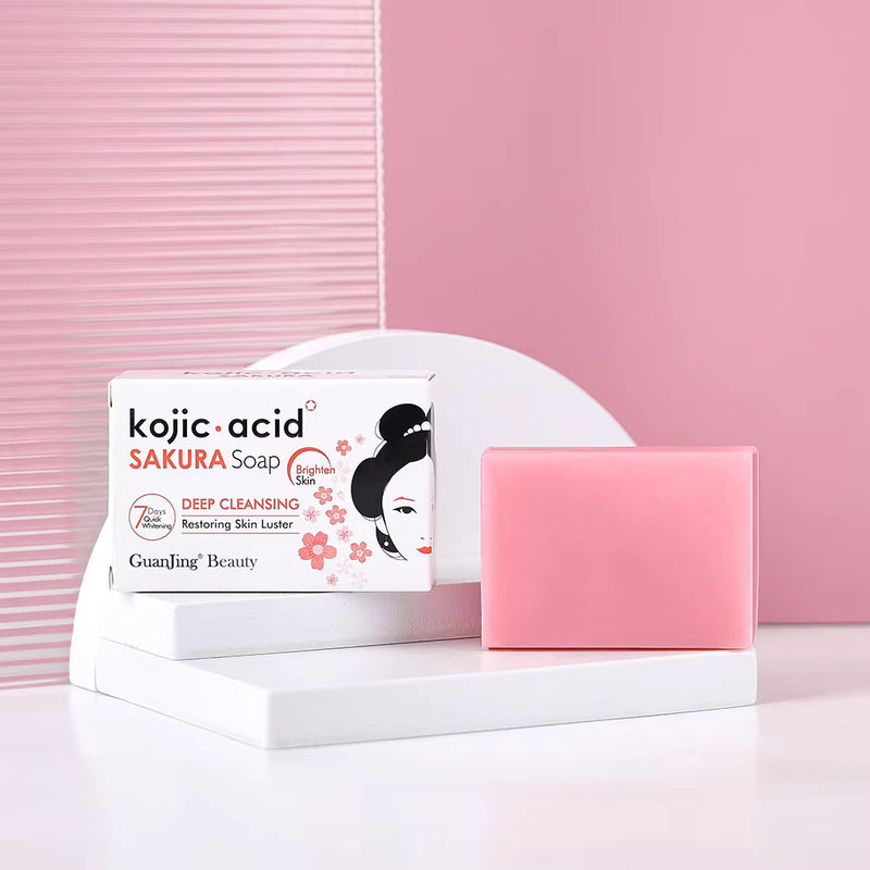Kojic Acid Sakura 7 days quick whitening brightening cleansing Soap