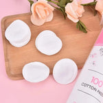 80 Pcs Cosmetic Make Up Facial Cotton Pads Use With Rose Water - Cleansing Pads