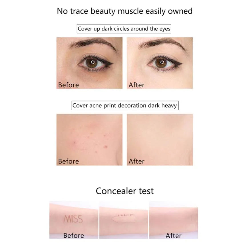 Miss Rose Oil Free Waterproof Liquid Concealer 5ml – Full Coverage