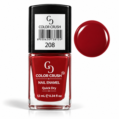 Color Crush Scarlet Allure Matte Lip Gloss & Nail Polish Combo Deal – 2 Pcs