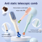 Self-Cleaning Anti-Static Hair Brush with Scalable Rotating Lifting and Massage Comb