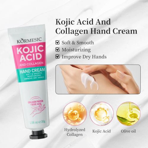 KORMESIC Kojic Acid Deal Set – Hand Cream, Whitening Cream & Whitening Gel