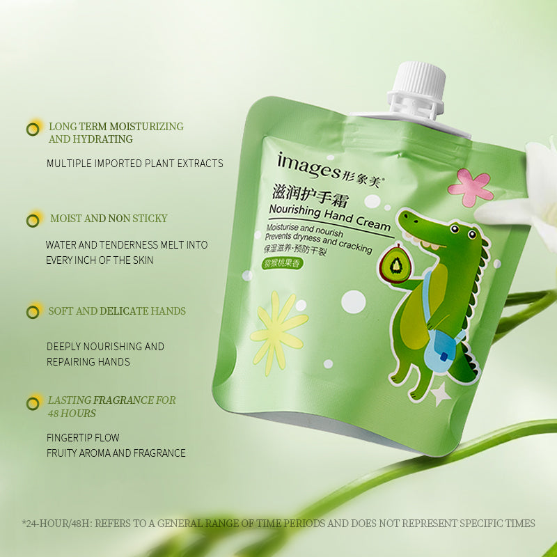 Images Nourishing Hand Cream 30g with Kiwi Extract – Deep Moisturizing Hand Cream for Dry, Rough & Cracked Hands | Fast-Absorbing, Non-Greasy Hand Moisturizer for Women & Men