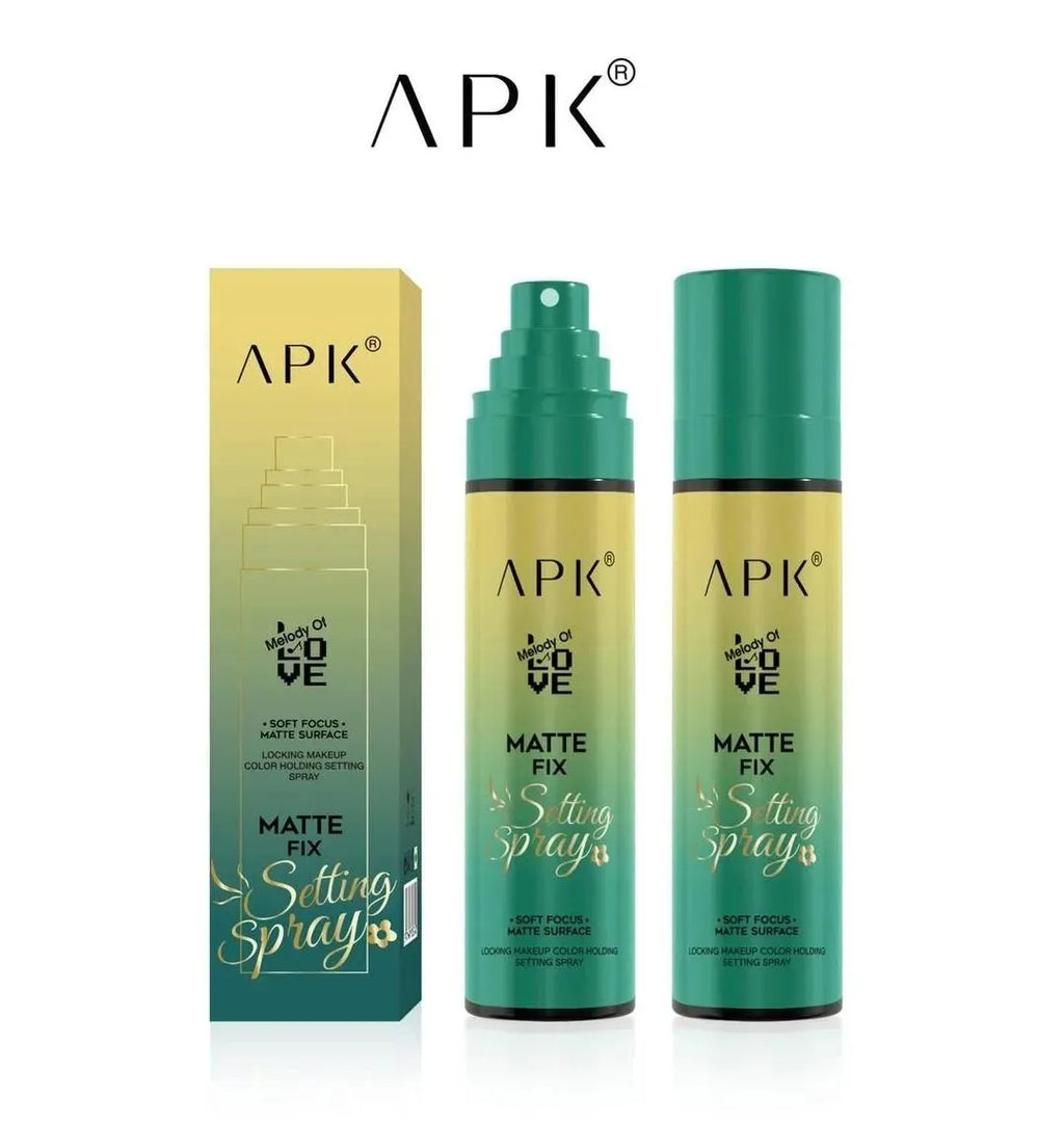 APK Waterproof Matte Makeup Setting Spray Fixer 100ml