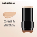 Kaka Show Waterproof Foundation Stick with Built-in Brush | Full Coverage Long Lasting Korean Makeup Foundation & Concealer | Made in Korea
