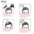 DeXe Hair Building Fibers Black 22g – Instant Hair Thickening Fiber Powder for Men & Women | Natural Hair Loss Concealer for Thinning Hair | Long-Lasting Full Coverage