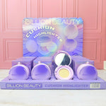 Billion Beauty Cushion Highlighter Set – 4 Shimmer Glow Shades