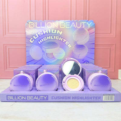 Billion Beauty Cushion Highlighter Set – 4 Shimmer Glow Shades