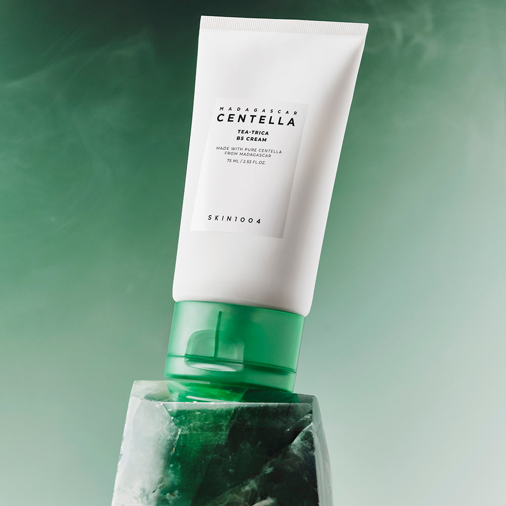 SKIN1004 Tea-Trica B5 Cream, Face Moisturizer with Centella Asiatica & Panthenol B5, Gel Moisturizer for Soothing & Hydrating, Cica Cream with Tea Tree & Centella, Korean Skin Care,