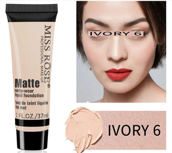 Miss Rose Long Lasting Soft Matte Foundation 37ml