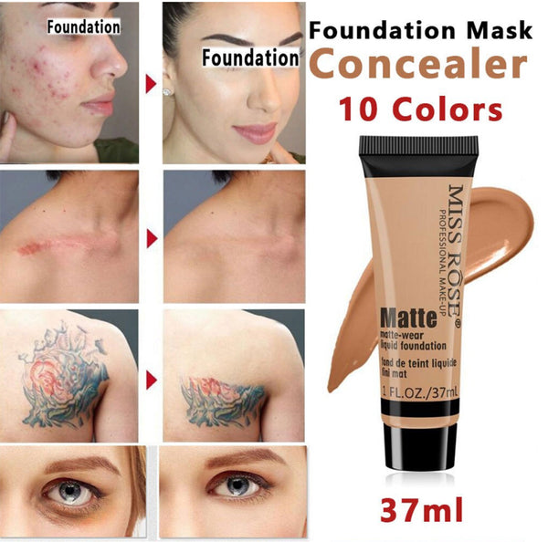 Miss Rose Long Lasting Soft Matte Foundation 37ml