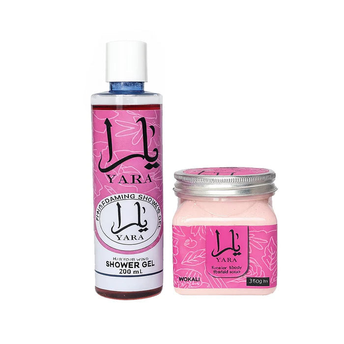 Yara Pink 5-in-1 Ultimate Beauty Combo | Full Body Fragrance Set & Sadoer Face Mask Deal
