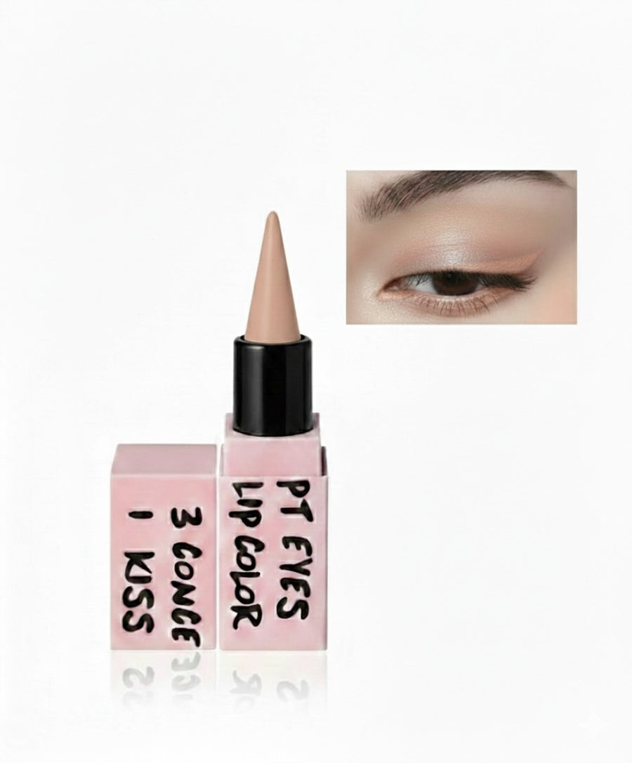 HUDAMOJI 3-in-1 Kajal Pencil Set – Waterproof Eyeliner & Lip Stick
