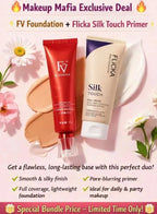 FV Foundation & Flicka Silk Touch Primer Makeup Bundle Set