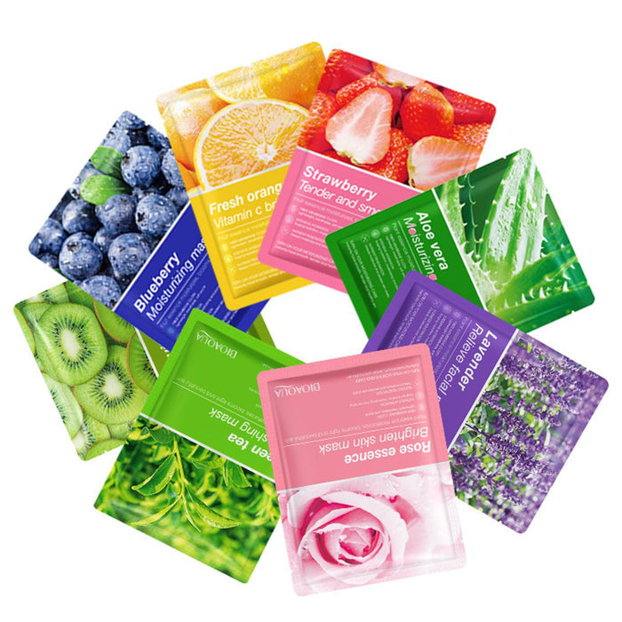 Pack Of 15/10/5/3 Hydrating & Brightening Face Sheet Mask