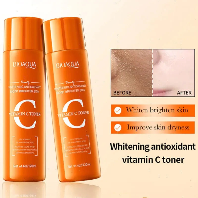 BIOAQUA Vitamin C Face Toner 120ml - Bright & Hydrated Skin