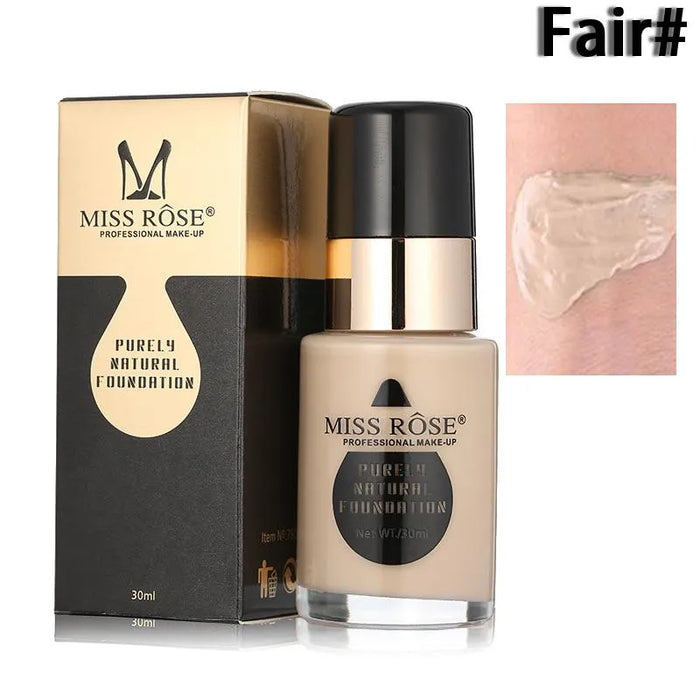 Miss Rose Waterproof Full Coverage Foundation 30ml