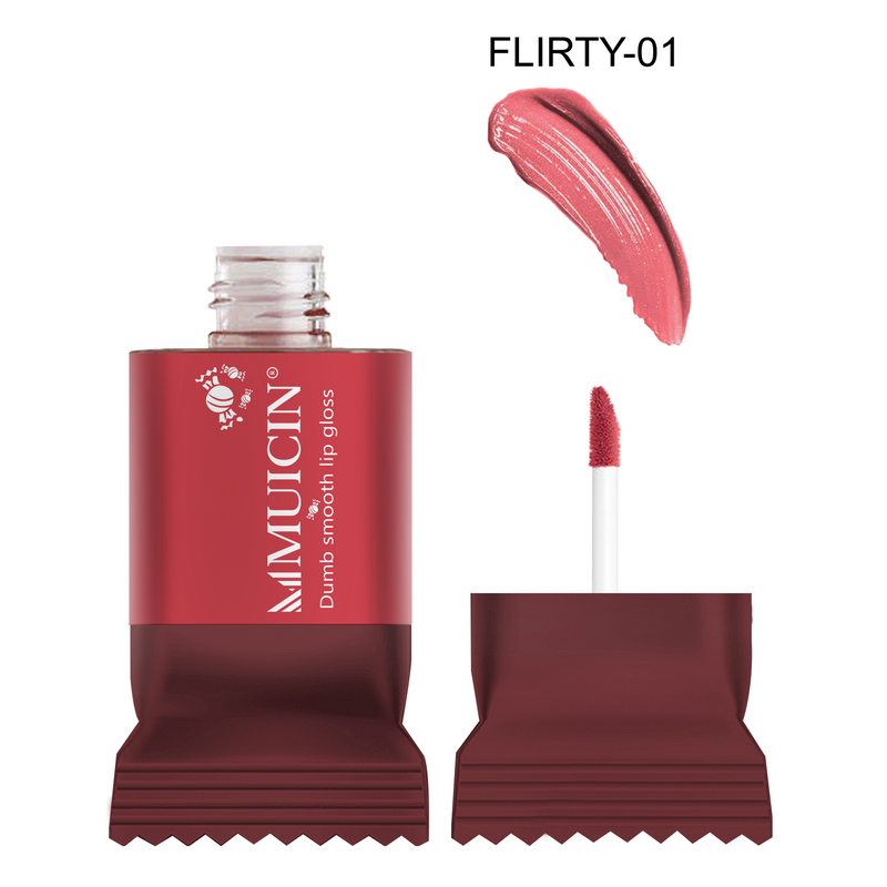 MUICIN Wicked Chocolate Matte Lip Gloss Set – 6 Shades (Pack of 6)