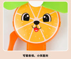 Fruit Shape Mini Hand Fan Toy for Kids – 2-in-1 Bubble Blower
