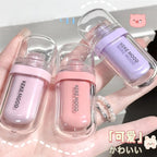 Jelly Lip Gloss Set Hydrating Moisturizing Lip Glaze Long Lasting Waterproof Lip Tint Shiny Glass Finish Cute Capsule Mini Lipstick Kit for Women Girls