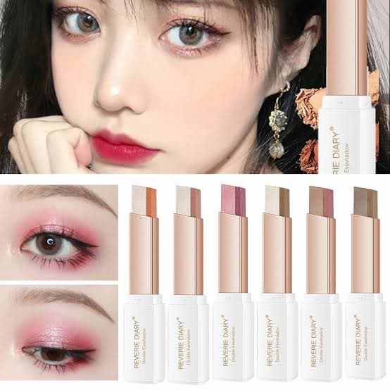Double Color Eyeshadow Stick 2 in 1 Gradient Shimmer Eye Shadow
